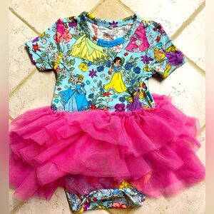 Posh Peanut Disney Tulle Skirt Bodysuit